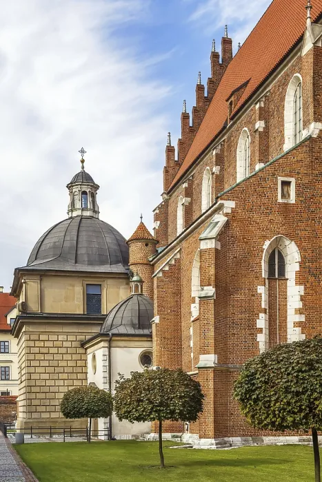 Framed Print : Corpus Christi Basilica located in the Kazimierz district of Krakow