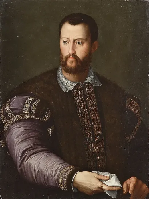 Framed Print : Cosimo I. de Medici (12 June 1519 to 21 April 1574) from the Medici family was Duke of Florence from 1537