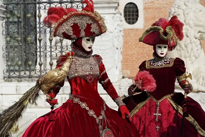 Framed Print : Costumed women, traditional Venetian masks Framed Print : Costumed women, traditional Venetian masks