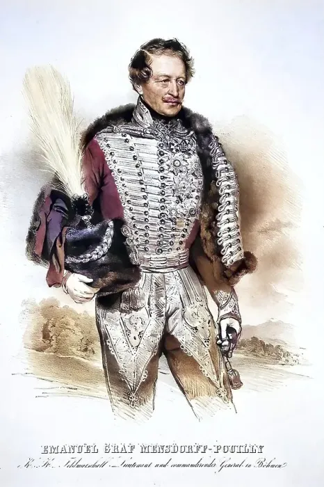 Framed Print : Count Emmanuel von Mensdorff-Pouilly