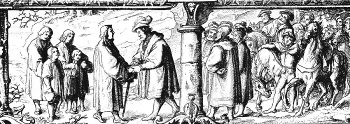 Framed Print : The Count of Mansfeld receives Martin Lutherat the border