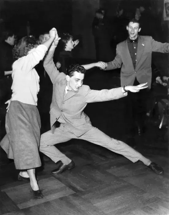 Framed Print : Couple dancing, ca. 1950s, Berlin, Germany, Europe