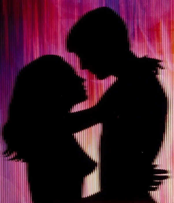 Framed Print : Couple having sex silhouette Framed Print : Couple having sex silhouette