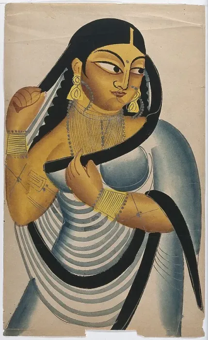 Framed Print : A courtesan, a woman available for love services in aristocratic or high bourgeois circles