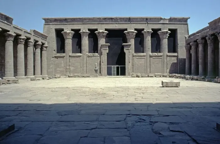 Framed Print : Courtyard, Horus Temple, Edfu, Nile Valley, Egypt, September 1989, vintage, retro, old, historical, Africa Framed Print : Courtyard, Horus Temple, Edfu, Nile Valley, Egypt, September 1989, vintage, retro, old, historical, Africa