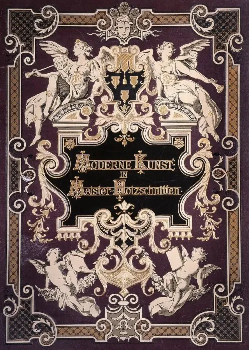 Framed Print : Cover of Moderne Kunst in Meister-Holzschnitten Framed Print : Cover of Moderne Kunst in Meister-Holzschnitten