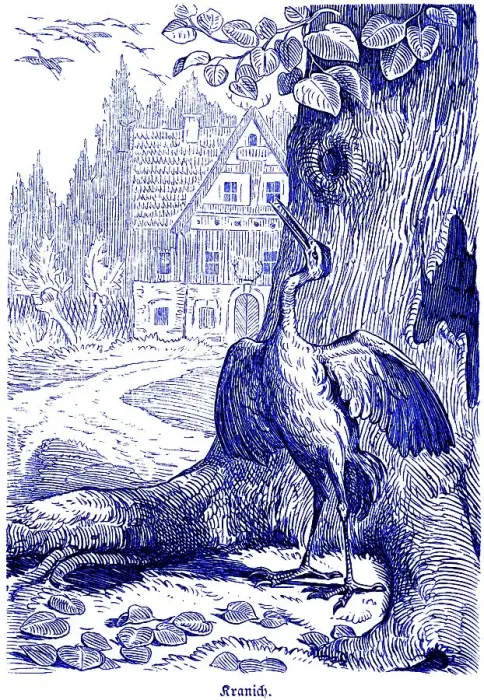 Framed Print : Crane, Hubertus hunting and hunting scenes