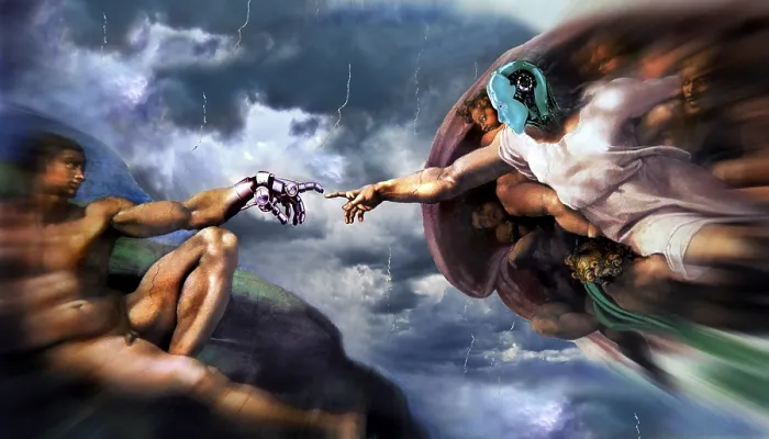 Framed Print : The Creation of Adam, Michelangelo