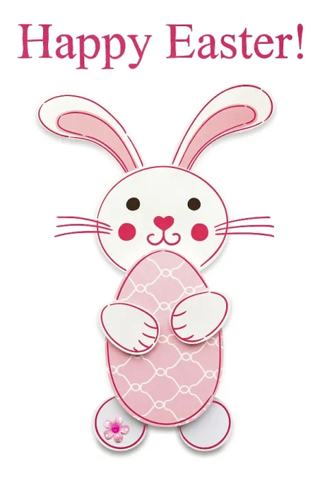 Framed Print : Creative Easter concept photo of a rabbit with a paper egg on a white background Framed Print : Creative Easter concept photo of a rabbit with a paper egg on a white background