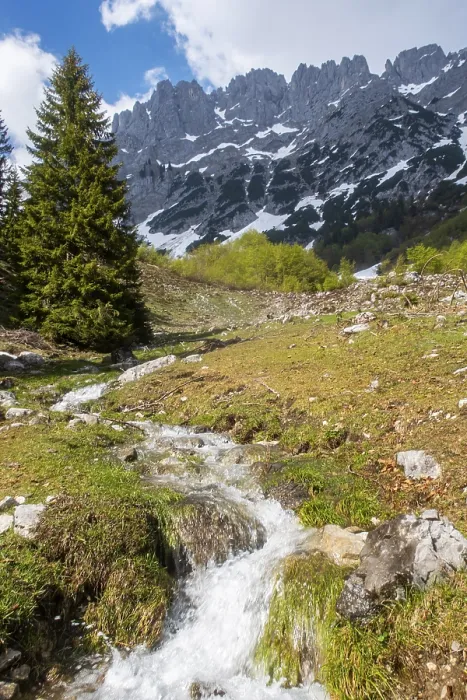 Framed Print : Creek in the wilder kaiser mountains Framed Print : Creek in the wilder kaiser mountains