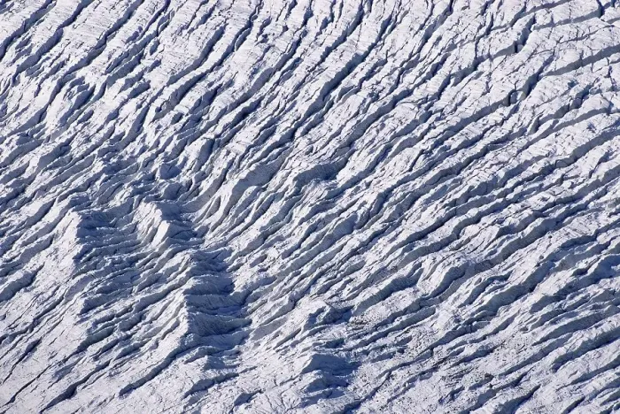 Framed Print : Crevasses, Morteratschgletscher Glacier
