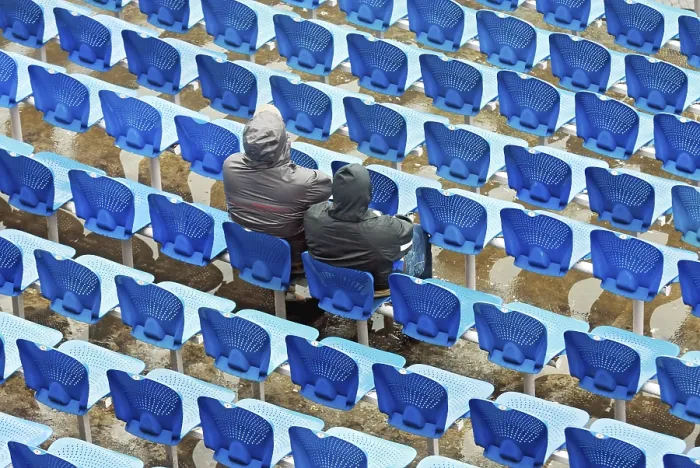 Framed Print : Cricket fans at D Y Patil cricket stadium Framed Print : Cricket fans at D Y Patil cricket stadium
