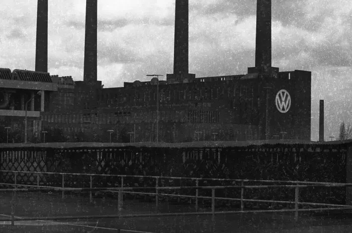 Framed Print : The crisis in VW production, here in Wolfsburg on 8