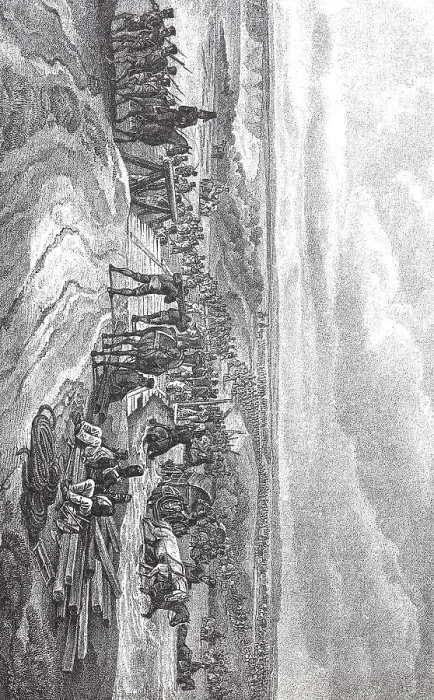 Framed Print : Crossing the Dnieper at Dorogoburg on 26 August 1812