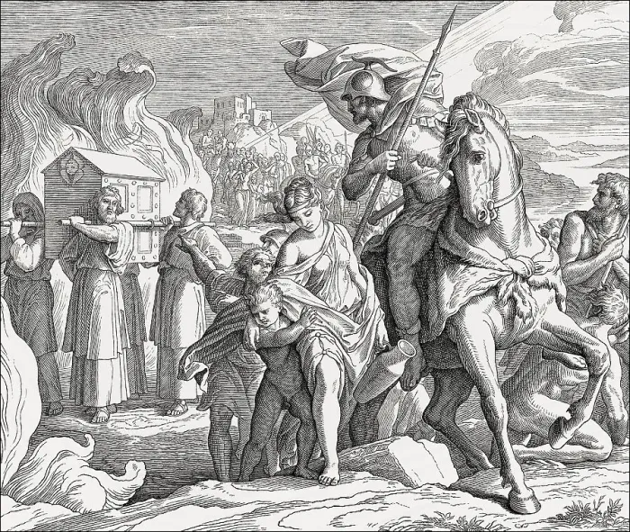 Framed Print : Crossing the Jordan, Old Testament