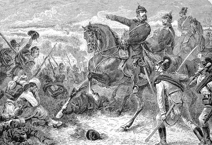 Framed Print : The Crown Prince in the Battle of Woerth on 6 August 1870