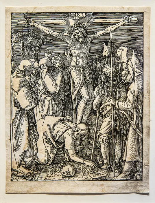 Framed Print : Crucifixion of Christ, 1509, The Little Passion