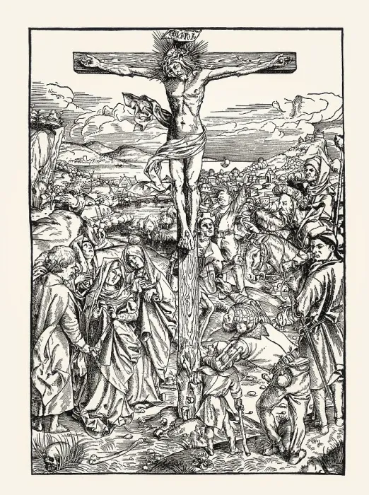 Framed Print : Crucifixion of Jesus, Meister D