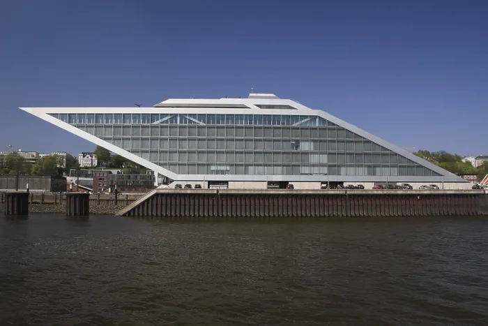 Framed Print : Cruise terminal Hamburg Cruise Centre Altona on the Elbe
