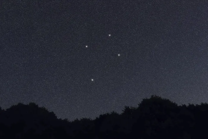 Framed Print : Crux star constellation, Night sky