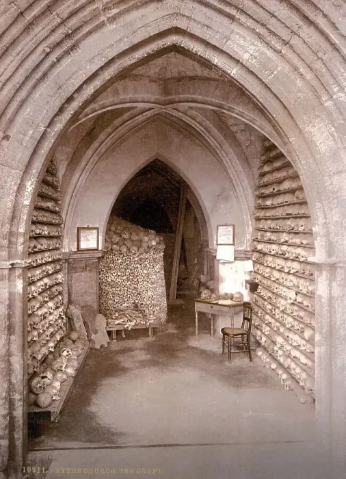 Framed Print : The crypt in the church, Hythe