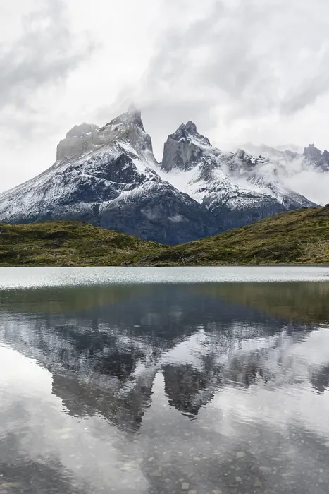 Framed Print : Cuernos del Paine mountain range