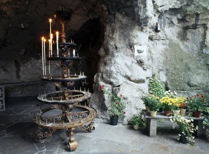 Framed Print : Cuijk, Lourdes Grotto near Katwijk