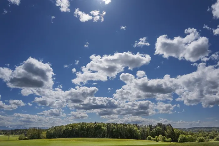 Framed Print : Cumulus clouds (Cumulus) clouds y