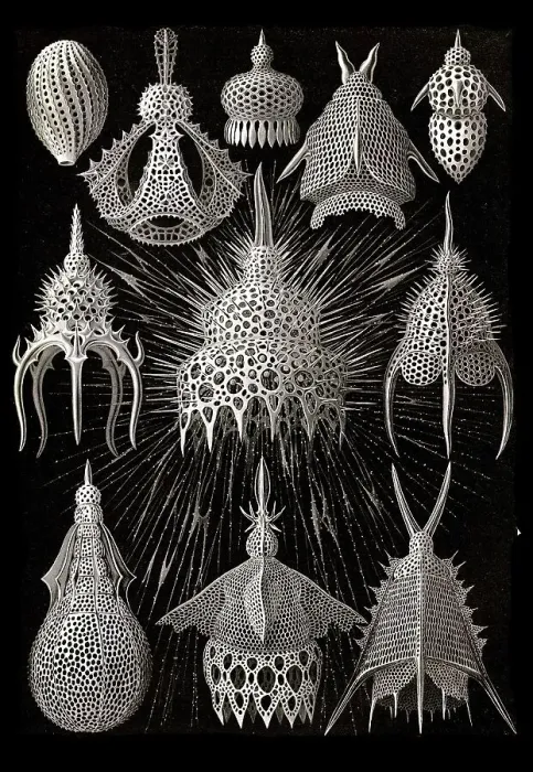 Framed Print : Cyrtoidea, Flaschenstrahlinge, Art Forms of Nature