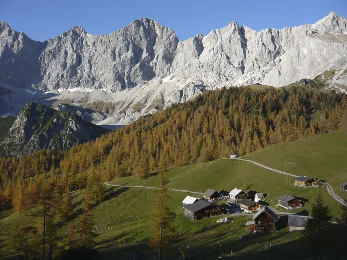 Framed Print : Dachstein massif (south side), Styria, Austria