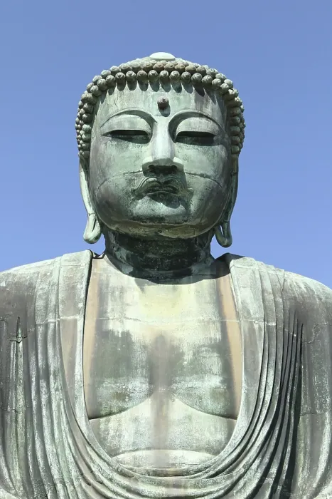 Framed Print : Daibutsu, Great Buddha statue at Kotoku-in temple