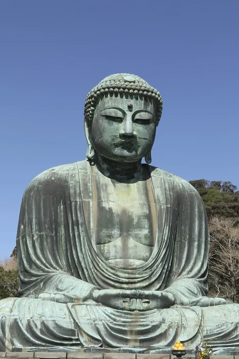 Framed Print : Daibutsu, Great Buddha statue at Kotoku-in temple