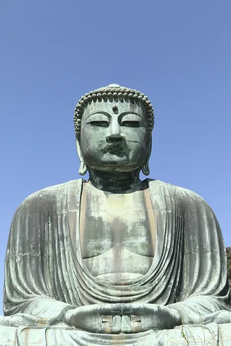 Framed Print : Daibutsu, Great Buddha statue at Kotoku-in temple