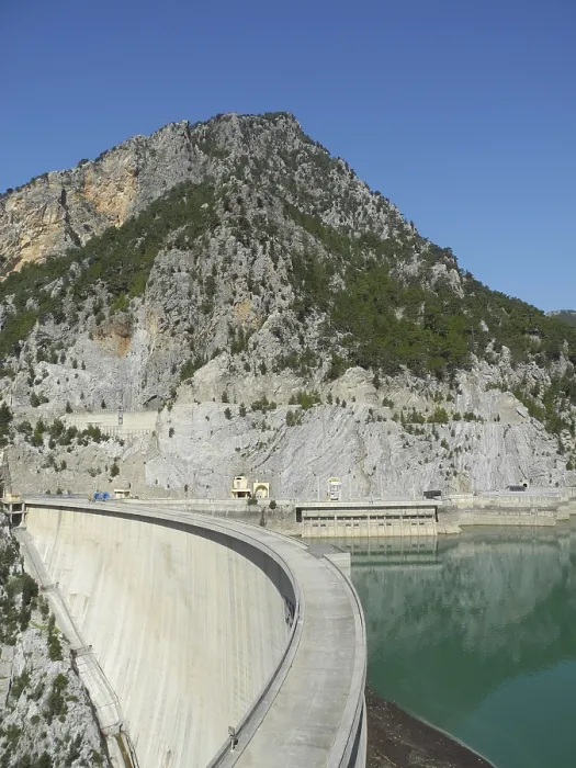 Framed Print : Dam, Manavgat, lake, reservoir Framed Print : Dam, Manavgat, lake, reservoir