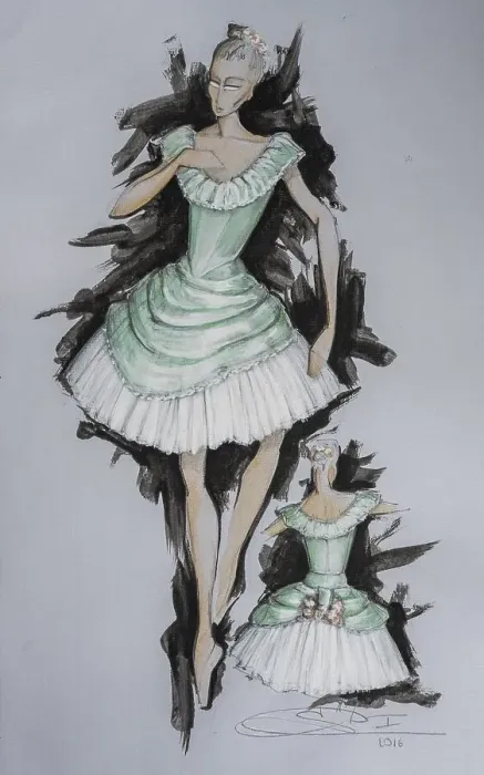 Framed Print : Dance, ballet, theatre costume
