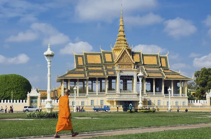 Framed Print : Dance Pavilion, Royal Palace, Phnom Penh