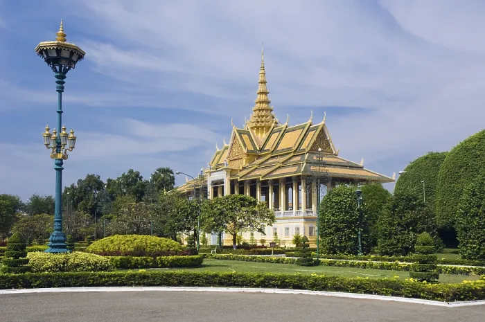 Framed Print : Dance pavilion, Royal Palace, Phnom Penh Framed Print : Dance pavilion, Royal Palace, Phnom Penh