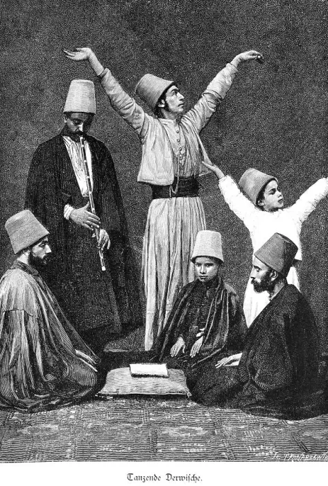 Framed Print : Dancing dervishes, Cairo, Egypt
