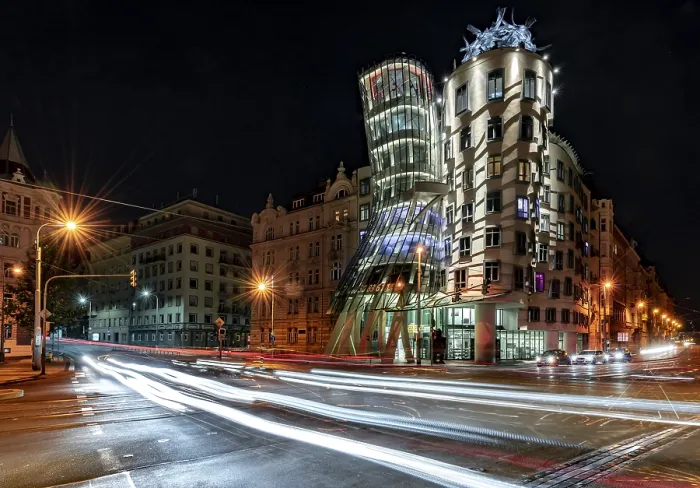 Framed Print : Dancing House, Ginger and Fred