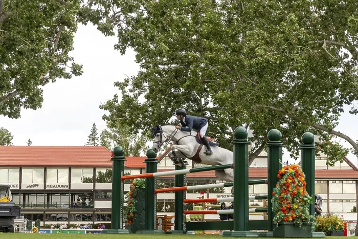Framed Print : Daniel Bluman of Israel and riding Corbie V