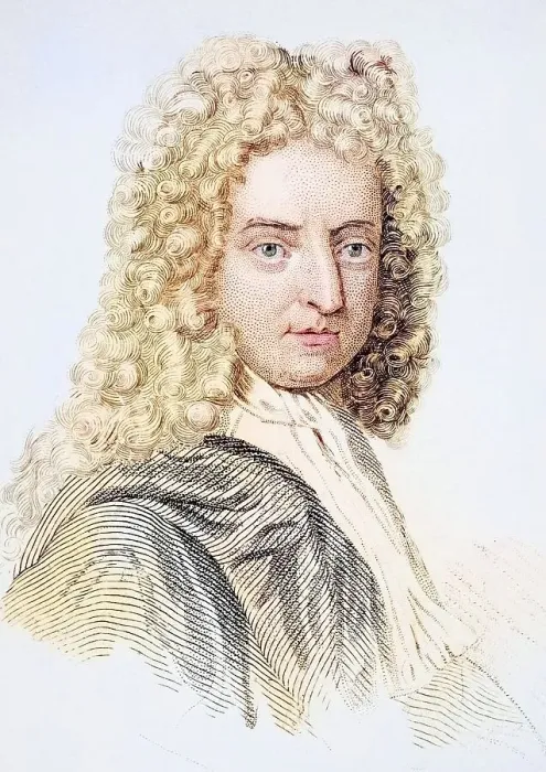 Framed Print : Daniel Defoe, 1660, 1731, English novelist and journalist
