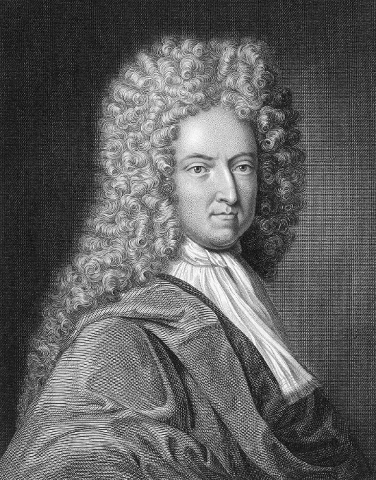 Framed Print : Daniel Defoe, 1661 - 1731, an English dealer
