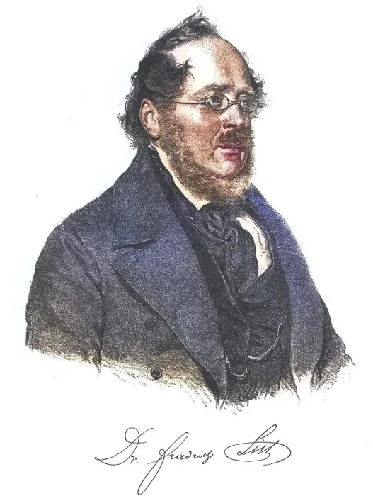 Framed Print : Daniel Friedrich List (born no later than 6 August 1789 in Reutlingen)