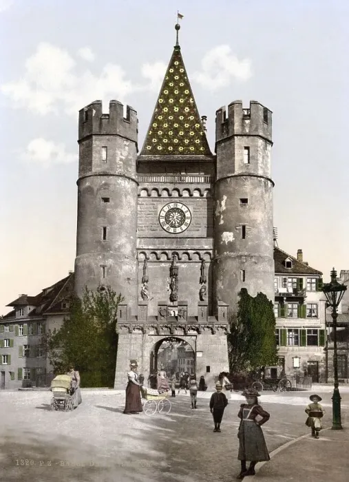 Framed Print : Das Spalenthor, Spalentor, Basel Framed Print : Das Spalenthor, Spalentor, Basel