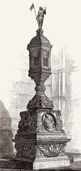 Framed Print : Das Taberakel der Basilika San Domenico