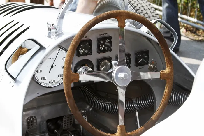 Framed Print : Dashboard, Auto Union D-Type Grand Prix Racing Car