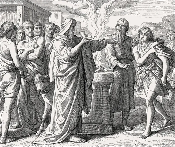 Framed Print : David Chosen to be King, Old Testament