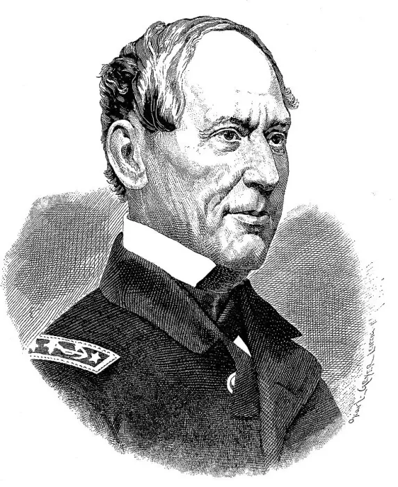 Framed Print : David Glasgow Farragut, 5 July 1801