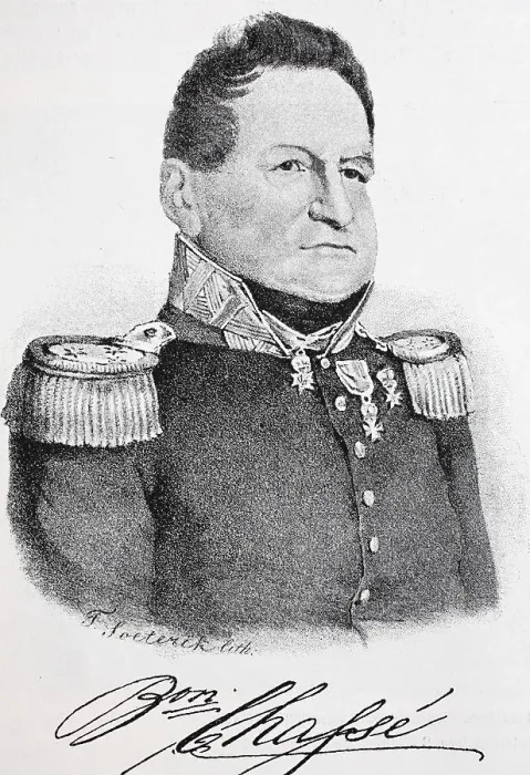 Framed Print : David Hendrik, Baron Chasse, Tiel