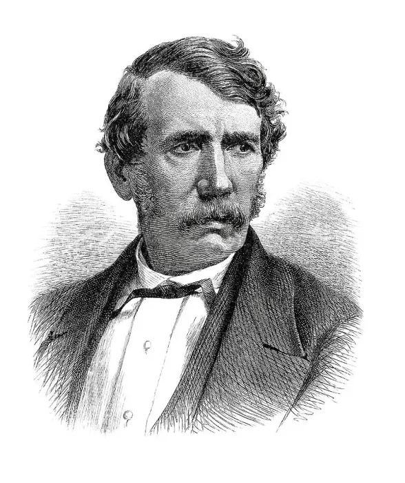 Framed Print : David Livingstone (19 March 1813 - 1 May 1873) was a Scottish missionary and an explorer of Africa